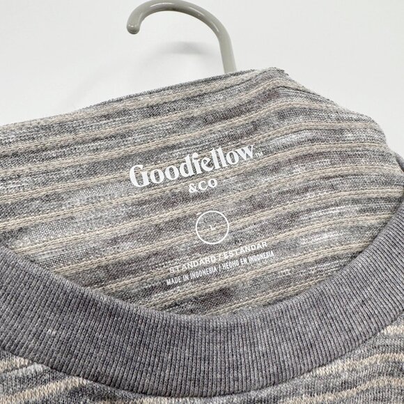NEW Goodfellow & Co Short Sleeve T-Shirt - Textured Gray - Picture 4 of 9